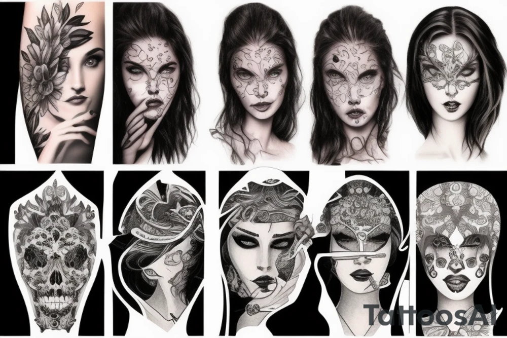 Mistery woman tattoo idea