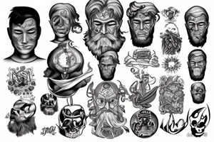 God man tattoo idea