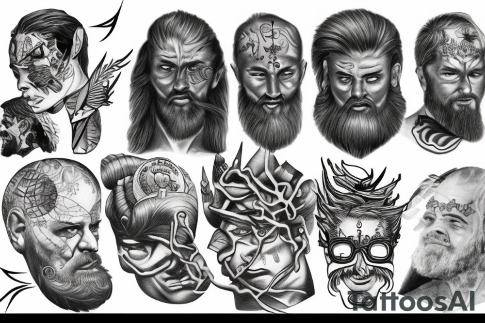 God man tattoo idea