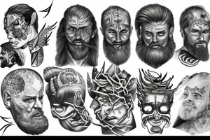 God man tattoo idea