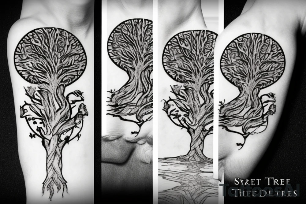 Game of Thrones heart tree tattoo idea