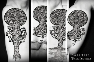 Game of Thrones heart tree tattoo idea