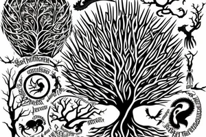 Game of Thrones heart tree tattoo idea