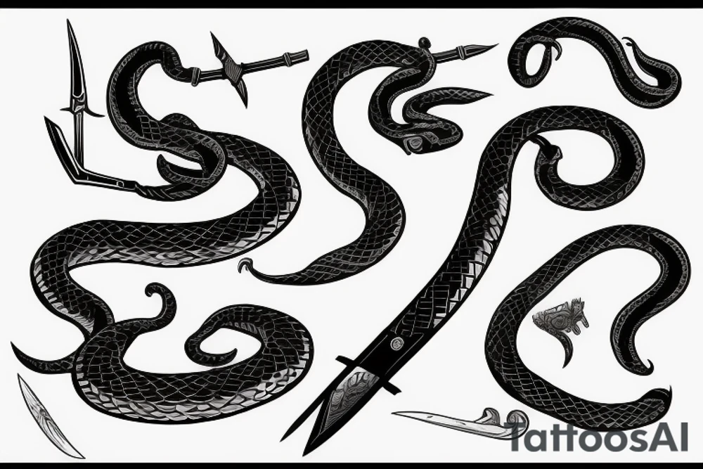 a bleeding snake wrapped around a sword tattoo idea a bleeding snake wrapped around a sword tattoo idea