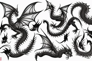 Red Dragon tattoo idea