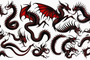 Red Dragon tattoo idea