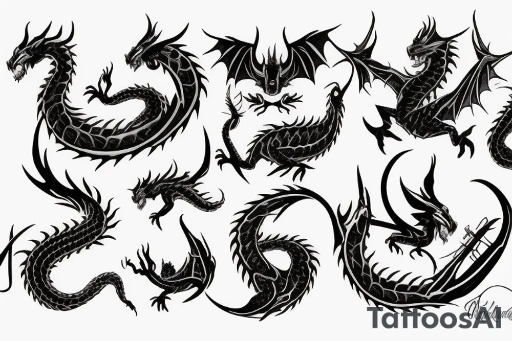 Red Dragon tattoo idea