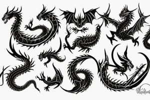 Red Dragon tattoo idea