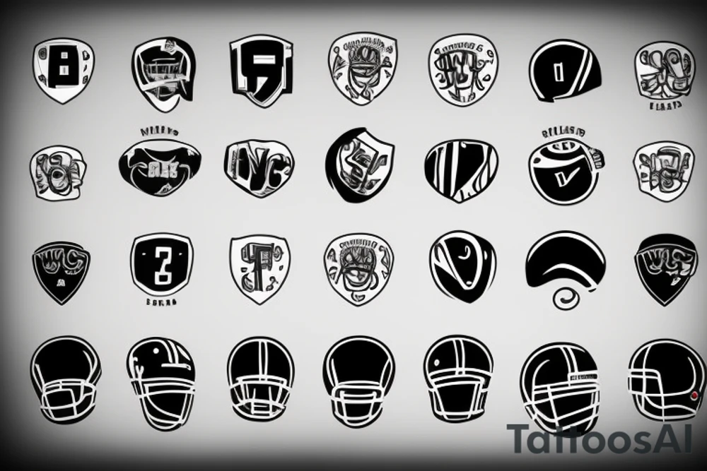 football tattoo idea