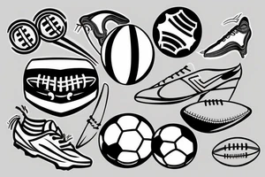 football tattoo idea