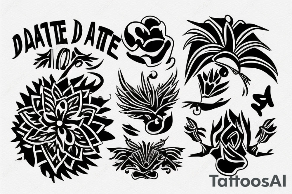 date 24.02.1988 tattoo idea