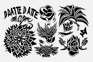 date 24.02.1988 tattoo idea