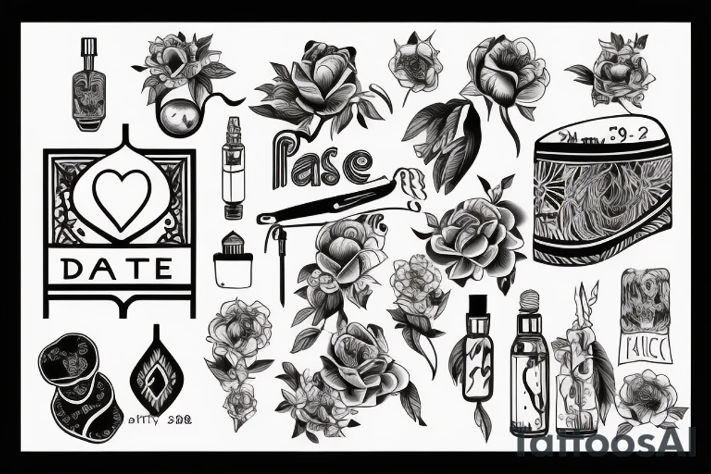 date 24.02.1988 tattoo idea