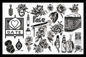 date 24.02.1988 tattoo idea