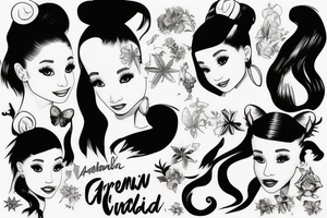 Ariana Grande tattoo idea