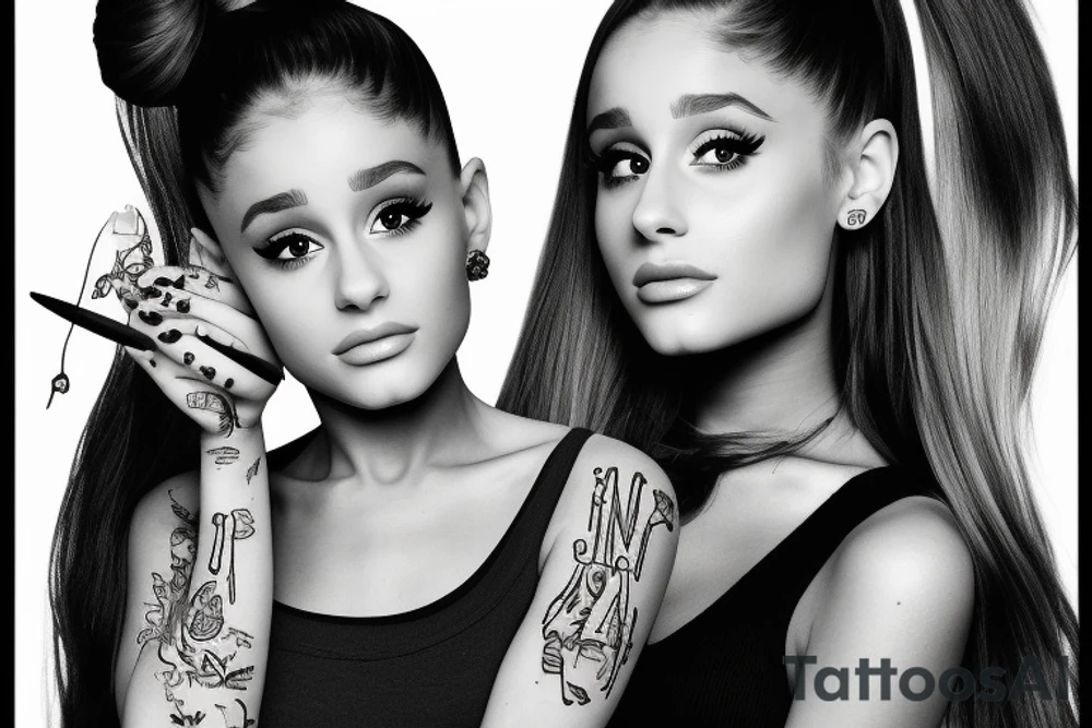 Ariana Grande tattoo idea