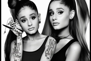 Ariana Grande tattoo idea