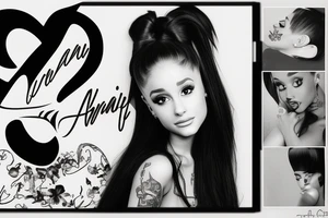Ariana Grande songs tattoo idea