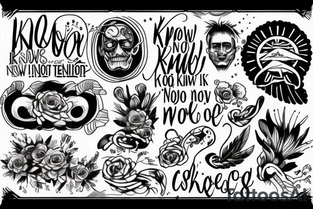 Now I know there's no one I can trust, I used to think there was. tattoo idea