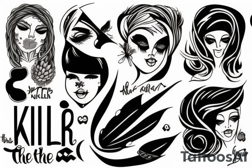 Killer in the mirror tattoo idea