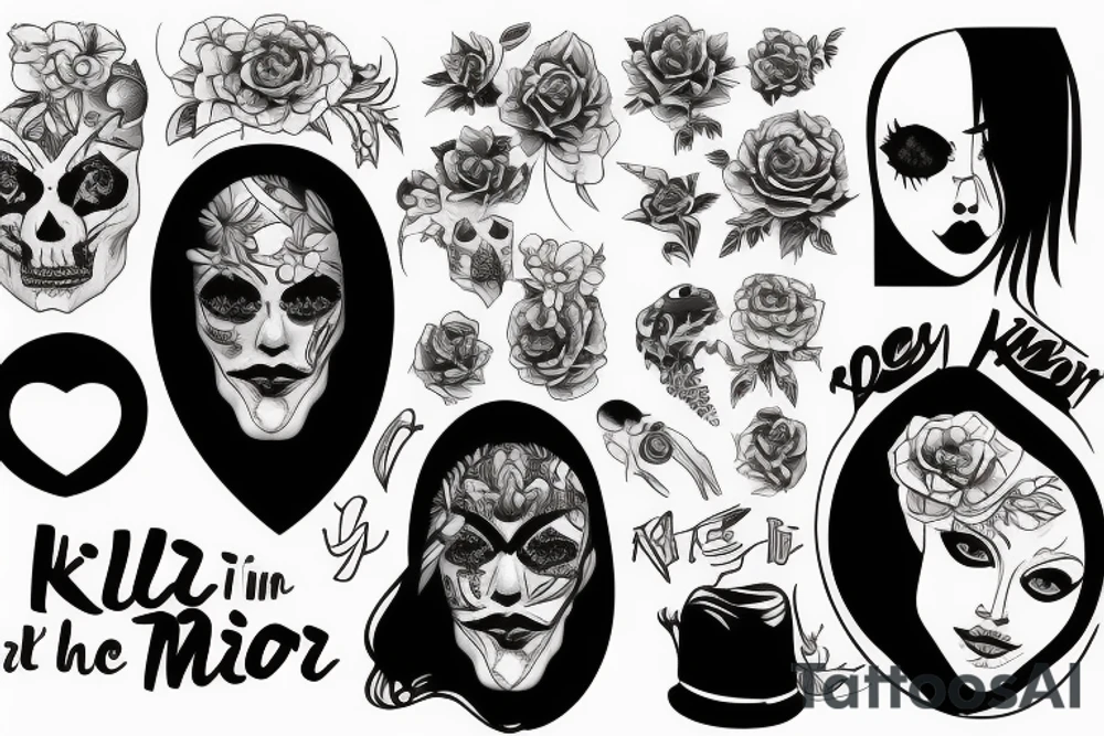 Killer in the mirror tattoo idea
