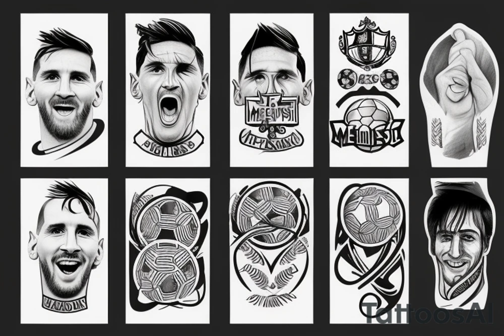 Messi worldcup tattoo idea