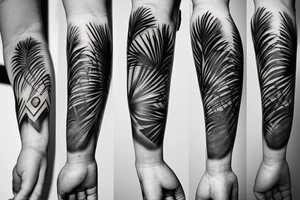 palm or arm tattoo idea