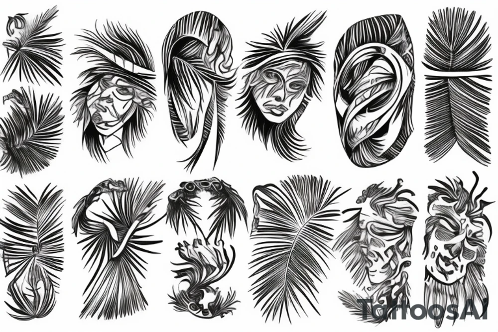 palm or arm tattoo idea