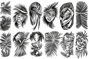 palm or arm tattoo idea