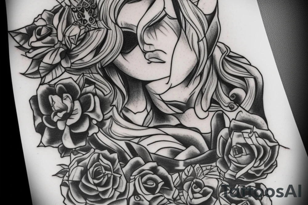 Zelda with the date 1/10/23 tattoo idea