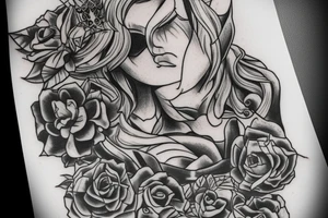 Zelda with the date 1/10/23 tattoo idea