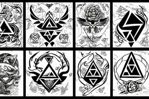 Goose Zelda triforce tattoo idea