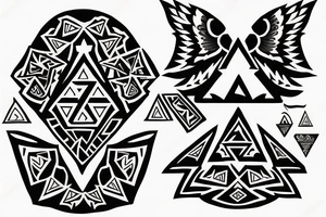 Goose Zelda triforce tattoo idea