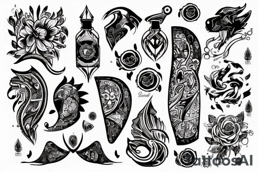 Демонические символы, плейбой карти tattoo idea