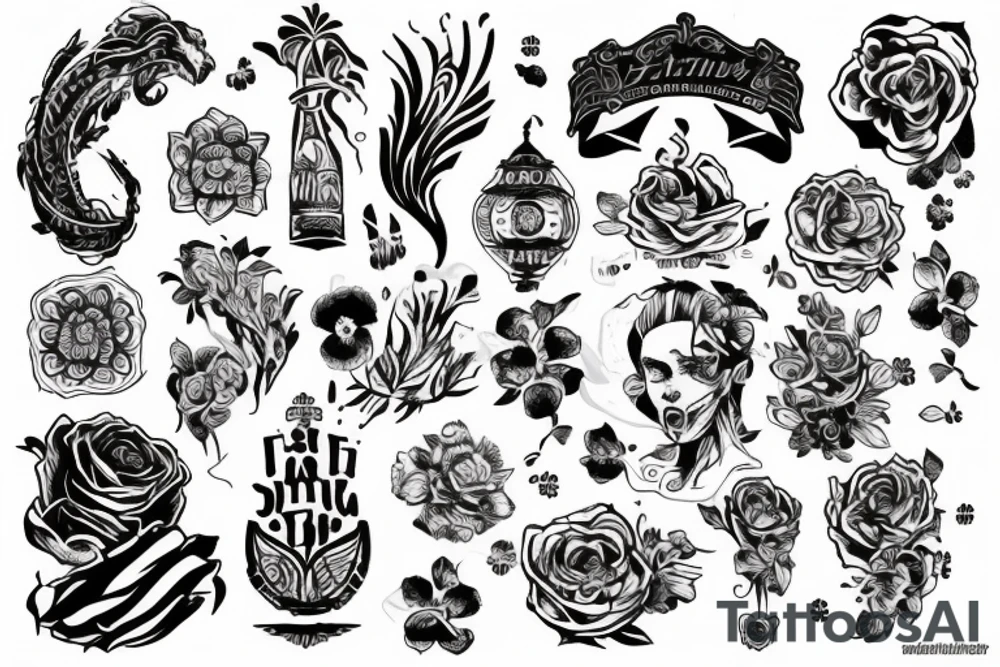 Демонические символы tattoo idea