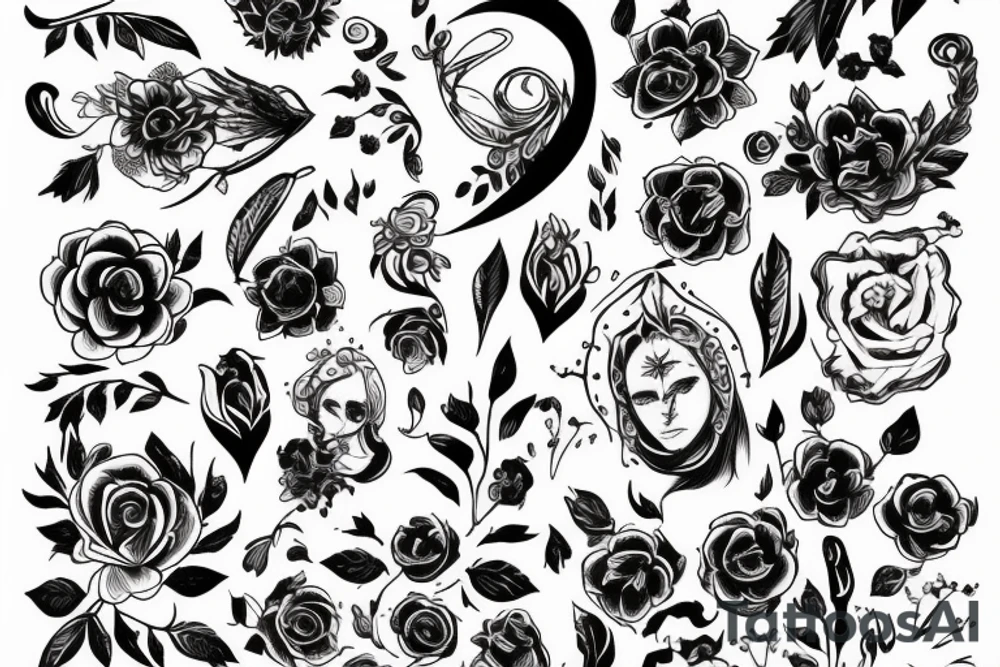 Демон Сатана tattoo idea