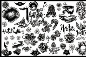 name ZAHA tattoo idea