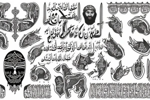 Text : Yesu Saffa
Style : Arabic tattoo idea
