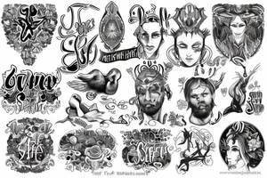 Text : Yesu Saffa tattoo idea