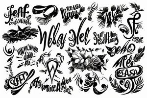 Text : Yesu Saffa tattoo idea