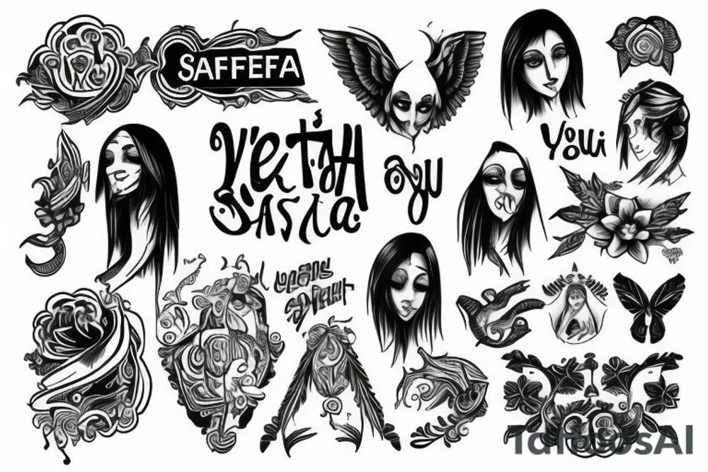 Text : Yesu Saffa tattoo idea