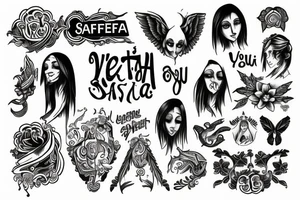 Text : Yesu Saffa tattoo idea