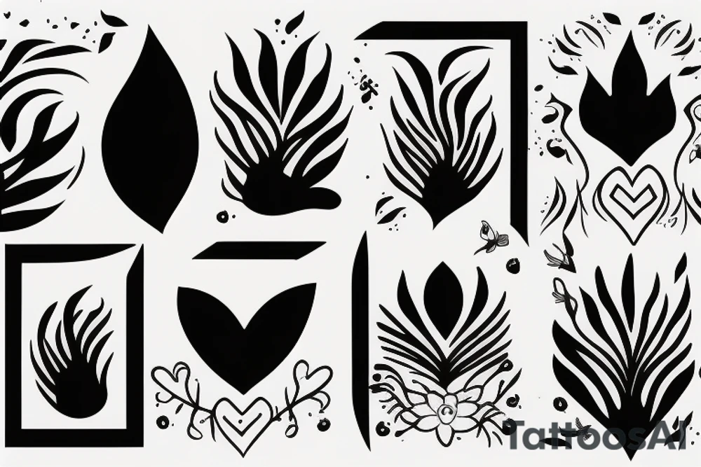 twin flame tattoo idea