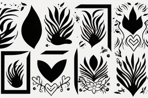 twin flame tattoo idea