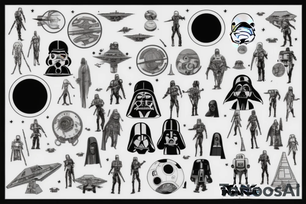 Science starwars tattoo idea