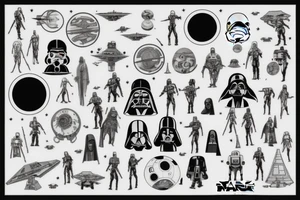 Science starwars tattoo idea