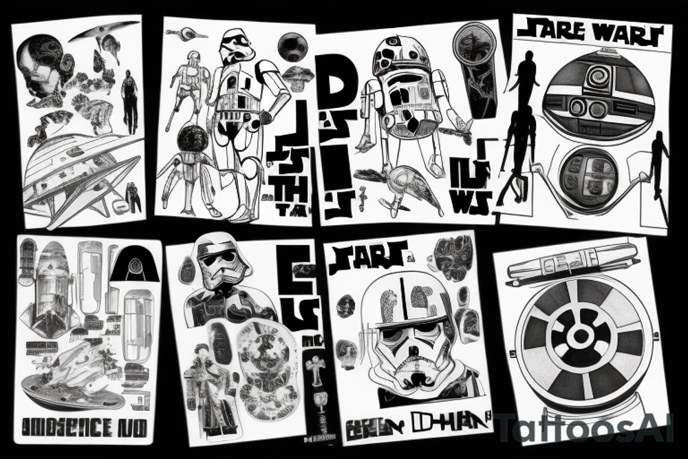 Science starwars tattoo idea