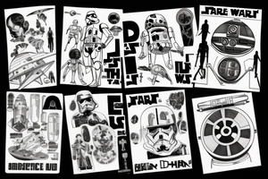 Science starwars tattoo idea