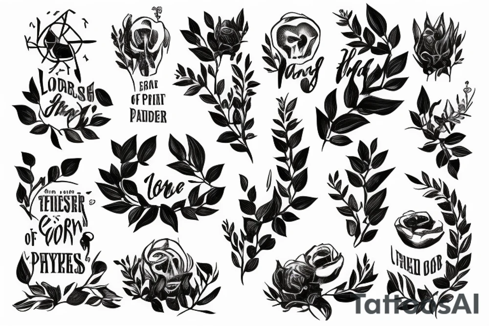 a planting of the lord for the display of his splendor tattoo idea