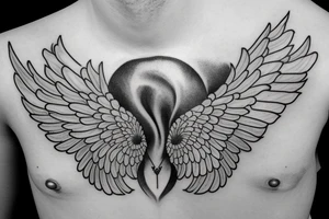 Cloud with wings tattoo idea